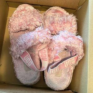 Uggs! Pink and furry